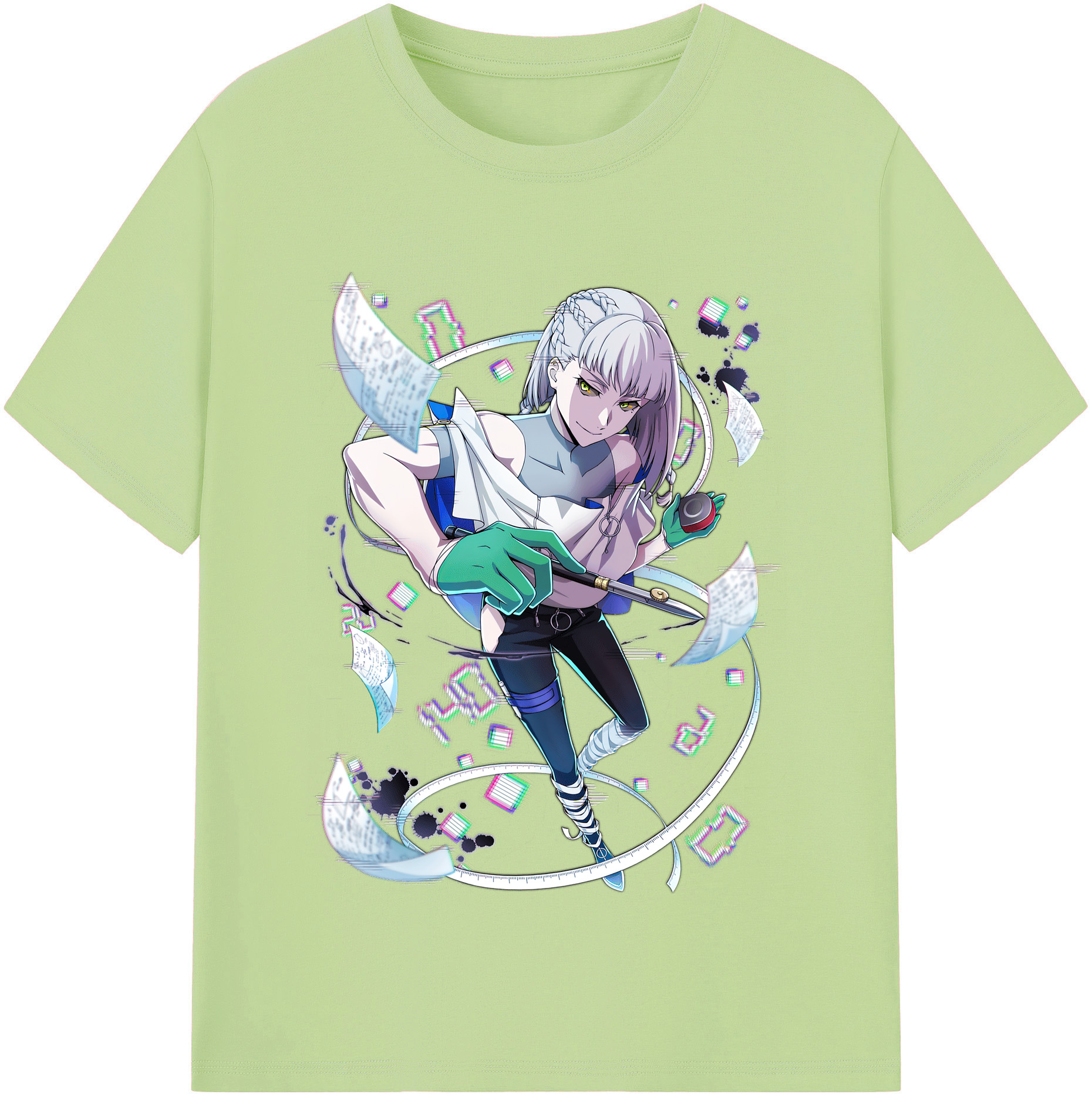 （画像用） 文豪ストレイドッグス Bungo Stray Dogs 綿100％半袖Tシャツ（フロントプリント）